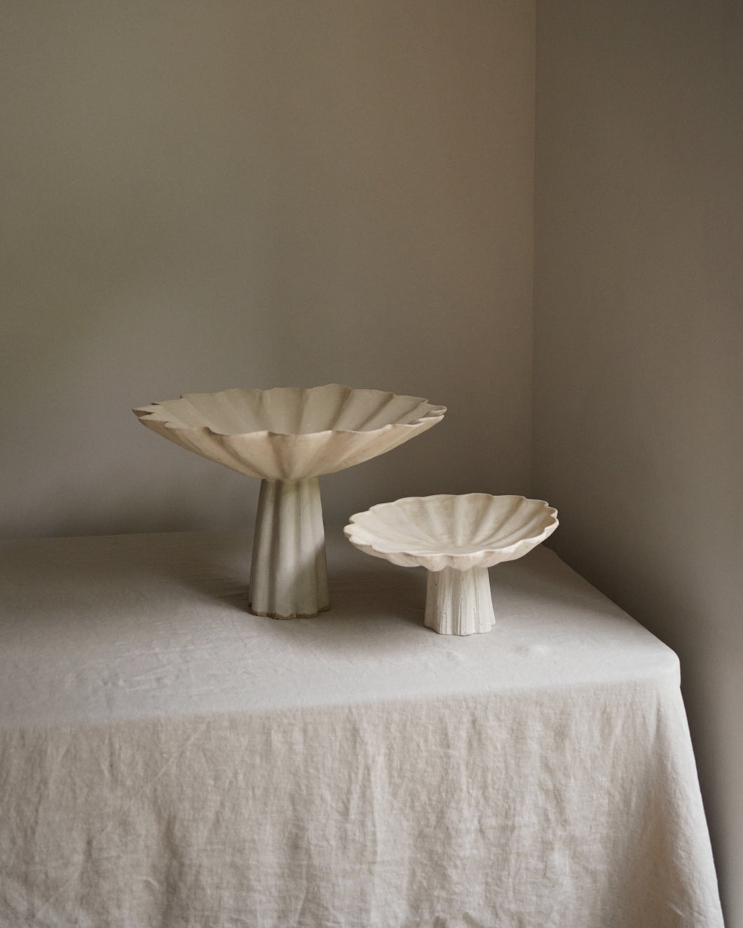 Large Scalloped Platter