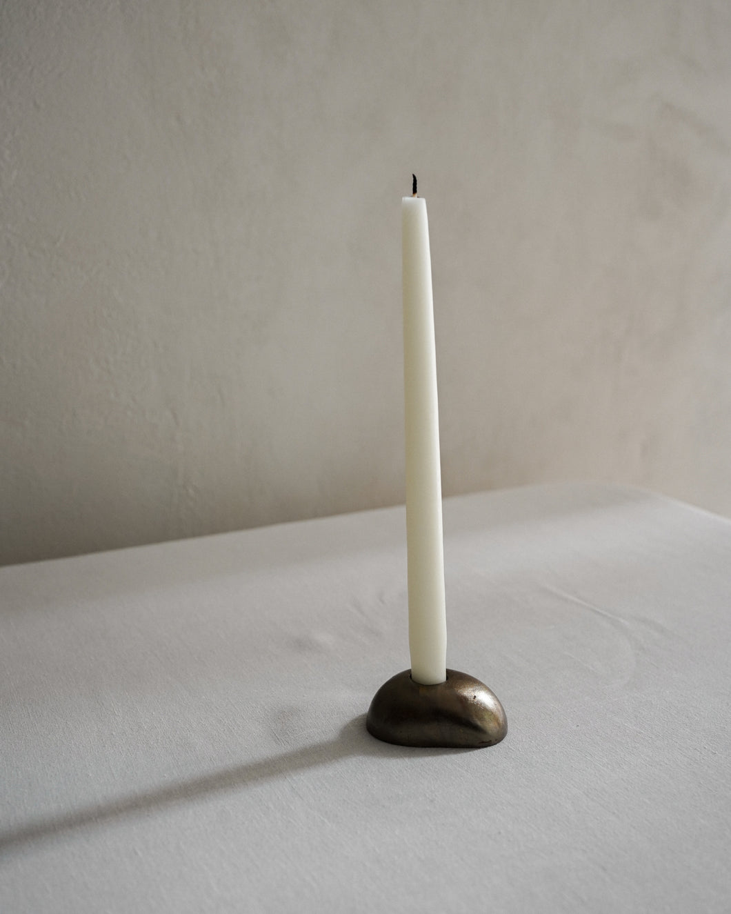 Midnight Bronze Riverstone Candleholder