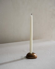 Load image into Gallery viewer, Copper Riverstone Candleholder
