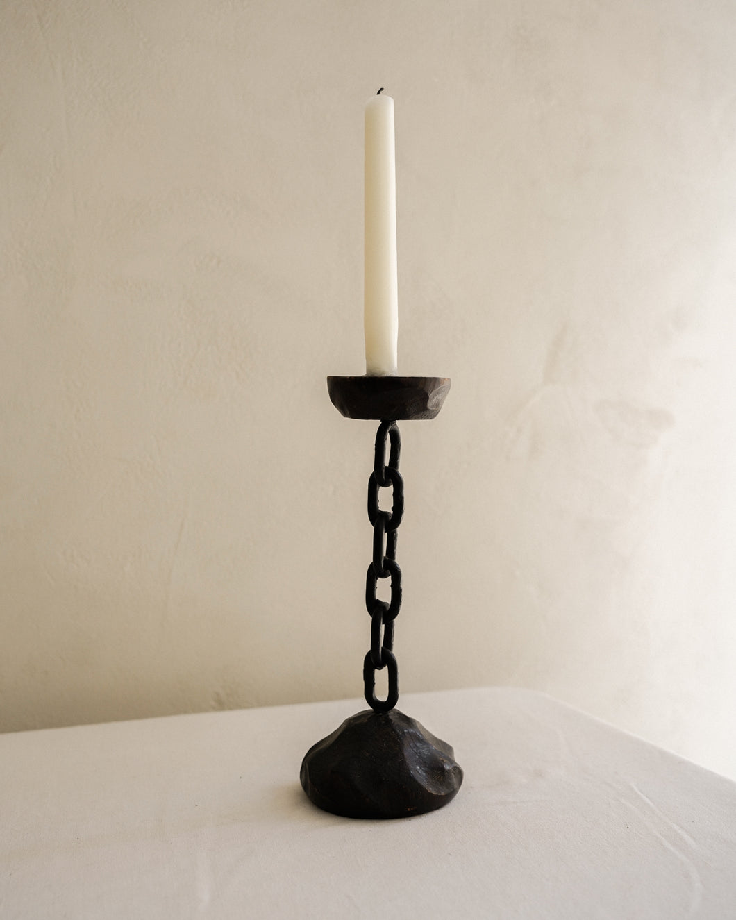 Iron Chain Candlestick