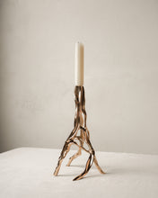 Load image into Gallery viewer, Alexia Candlestick in Polished Bronze
