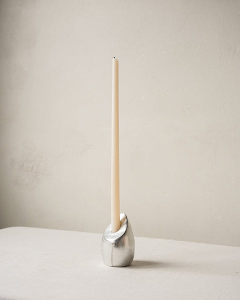 Silver Tall Candleholder