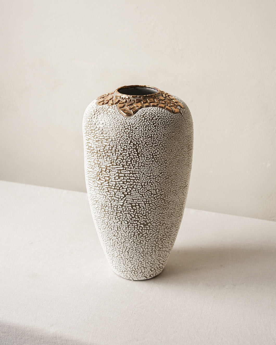 Esme Vase in Crawl Metallic