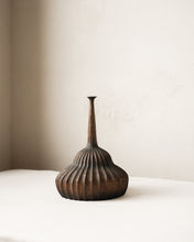 Load image into Gallery viewer, Grooved Walnut Vessel
