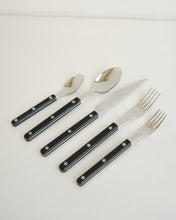 Load image into Gallery viewer, Bistro Black Flatware Set
