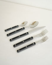 Load image into Gallery viewer, Bistro Black Flatware Set
