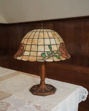 Load image into Gallery viewer, Rose Stained Glass Lamp
