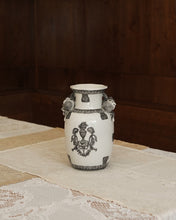 Load image into Gallery viewer, Crackle Glaze Armorial Vase
