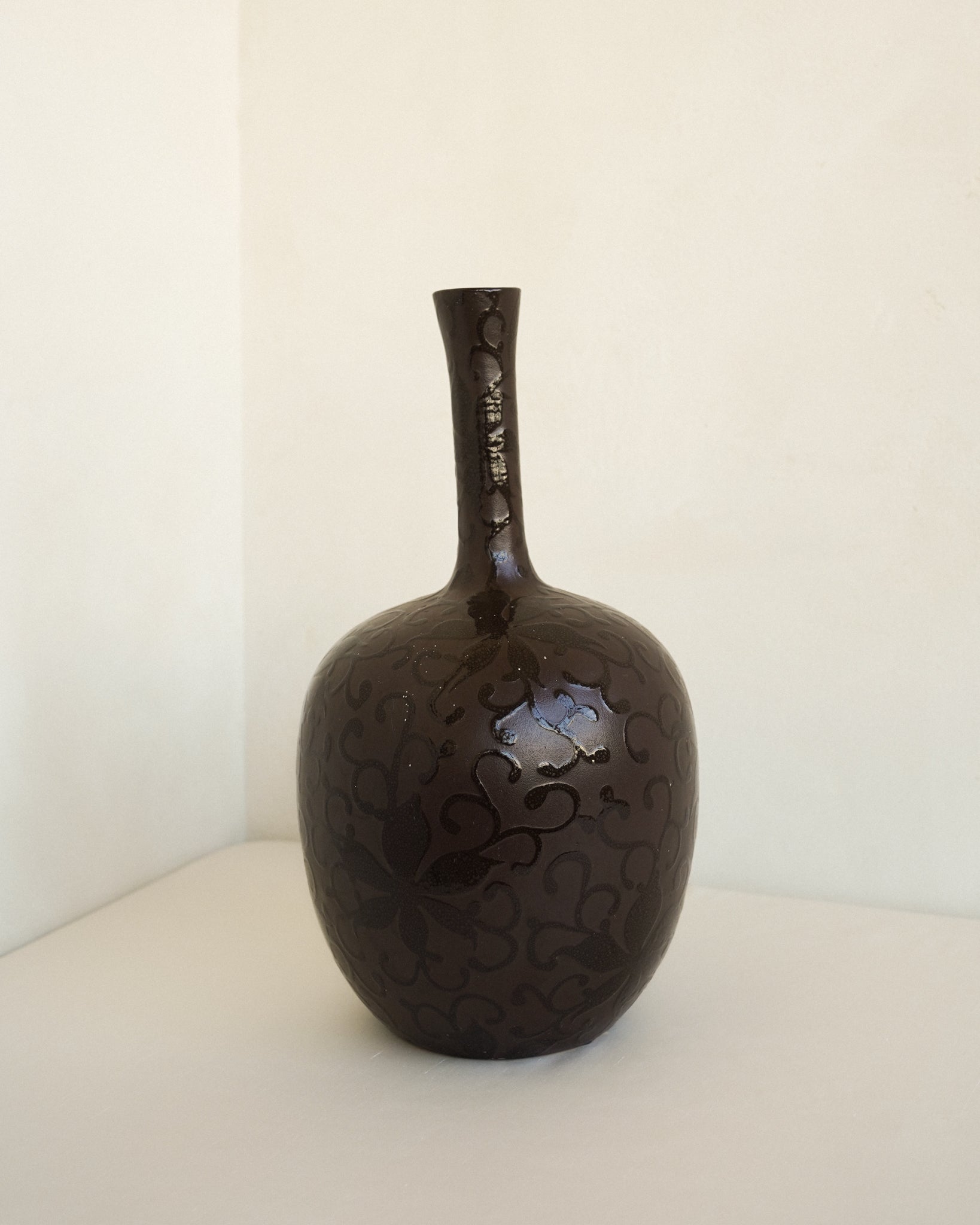 Scrolled Art Pottery Vase