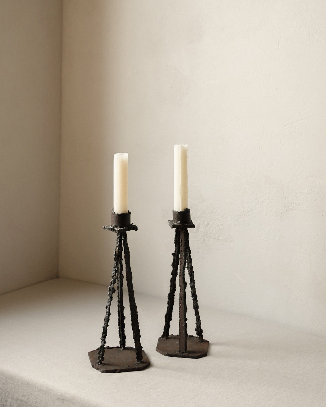 Brutalist Candleholders