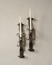 Load image into Gallery viewer, Brutalist Gothic Iron Sconces
