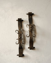 Load image into Gallery viewer, Brutalist Gothic Iron Sconces
