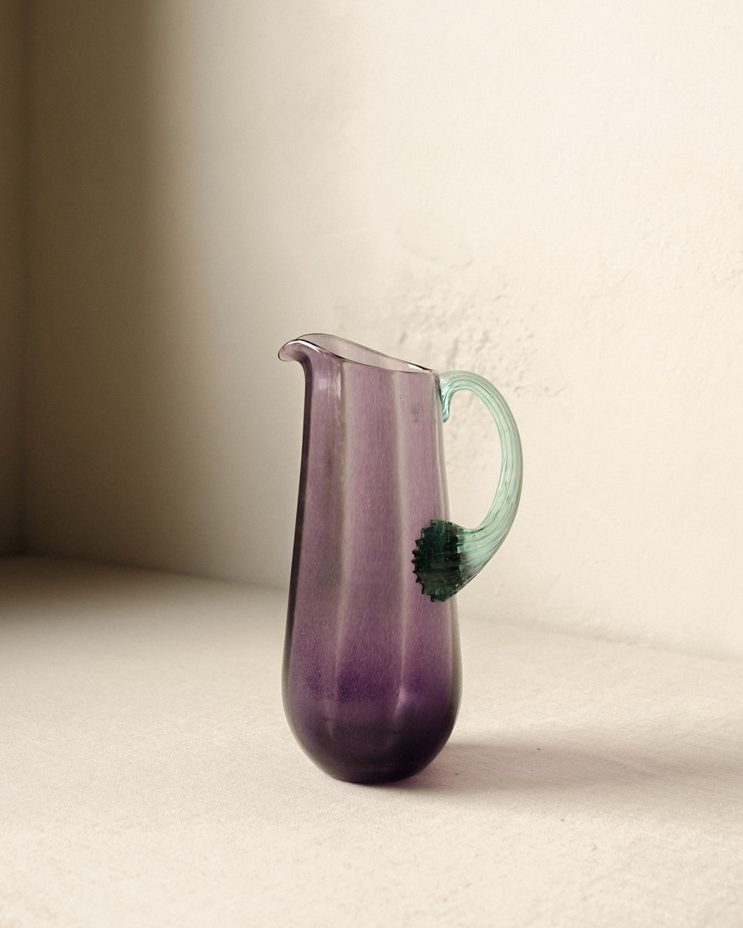 Kosta Boda Aubergine Pitcher