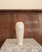 Load image into Gallery viewer, White Ceramic Rosebud Vase
