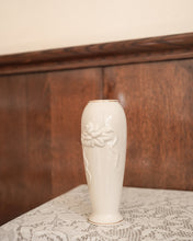 Load image into Gallery viewer, White Ceramic Rosebud Vase

