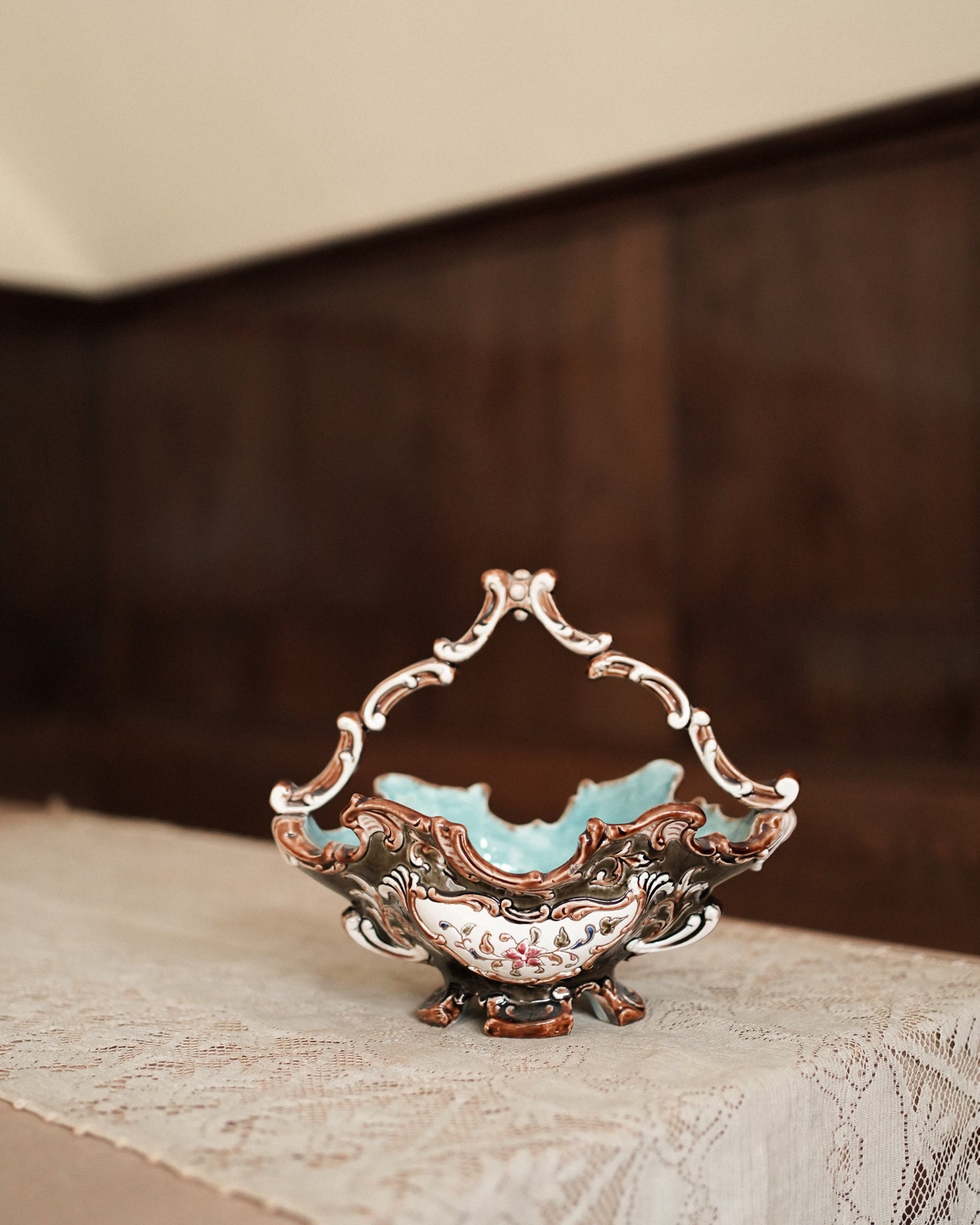 German Ceramic Basket