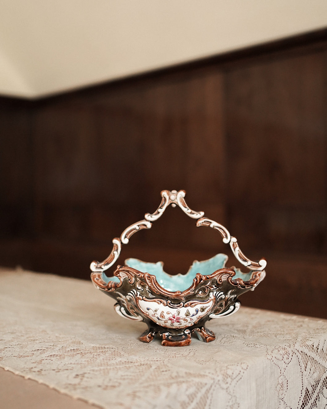 German Ceramic Basket