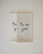Load image into Gallery viewer, Be Our Guest Embroidered Napkin
