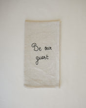 Load image into Gallery viewer, Be Our Guest Embroidered Napkin
