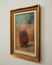 Load image into Gallery viewer, Woman with Basket Painting

