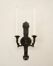 Load image into Gallery viewer, Bronze Torch Candle Sconce
