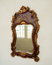 Load image into Gallery viewer, Chinoiserie Lacquered Mirror
