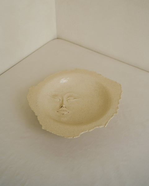 White Scroll Bowl