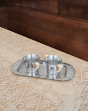 Load image into Gallery viewer, Metal Sugar and Creamer Set
