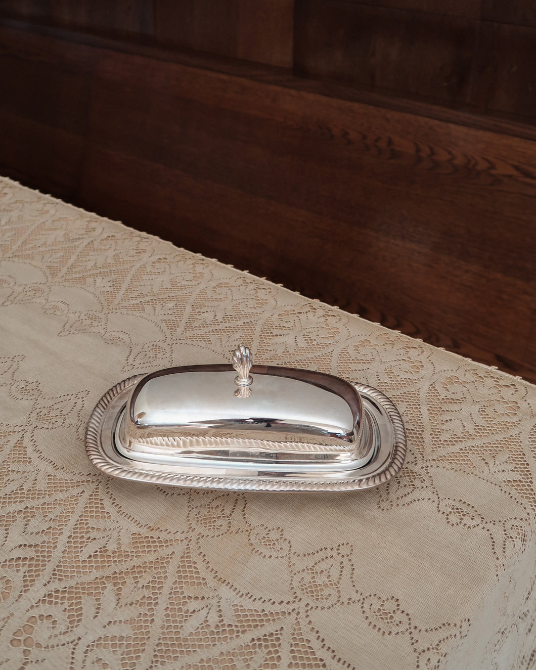 Rope Detail Butter Dish