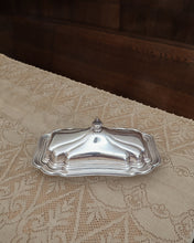 Load image into Gallery viewer, Scalloped Silver Butter Dish
