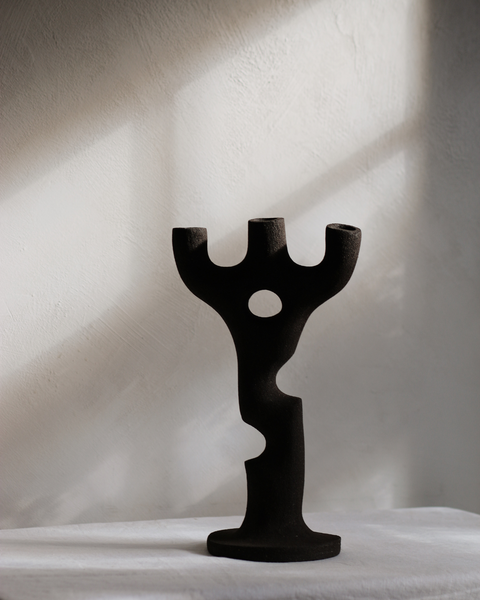 Augmin Candelabra in Charcoal