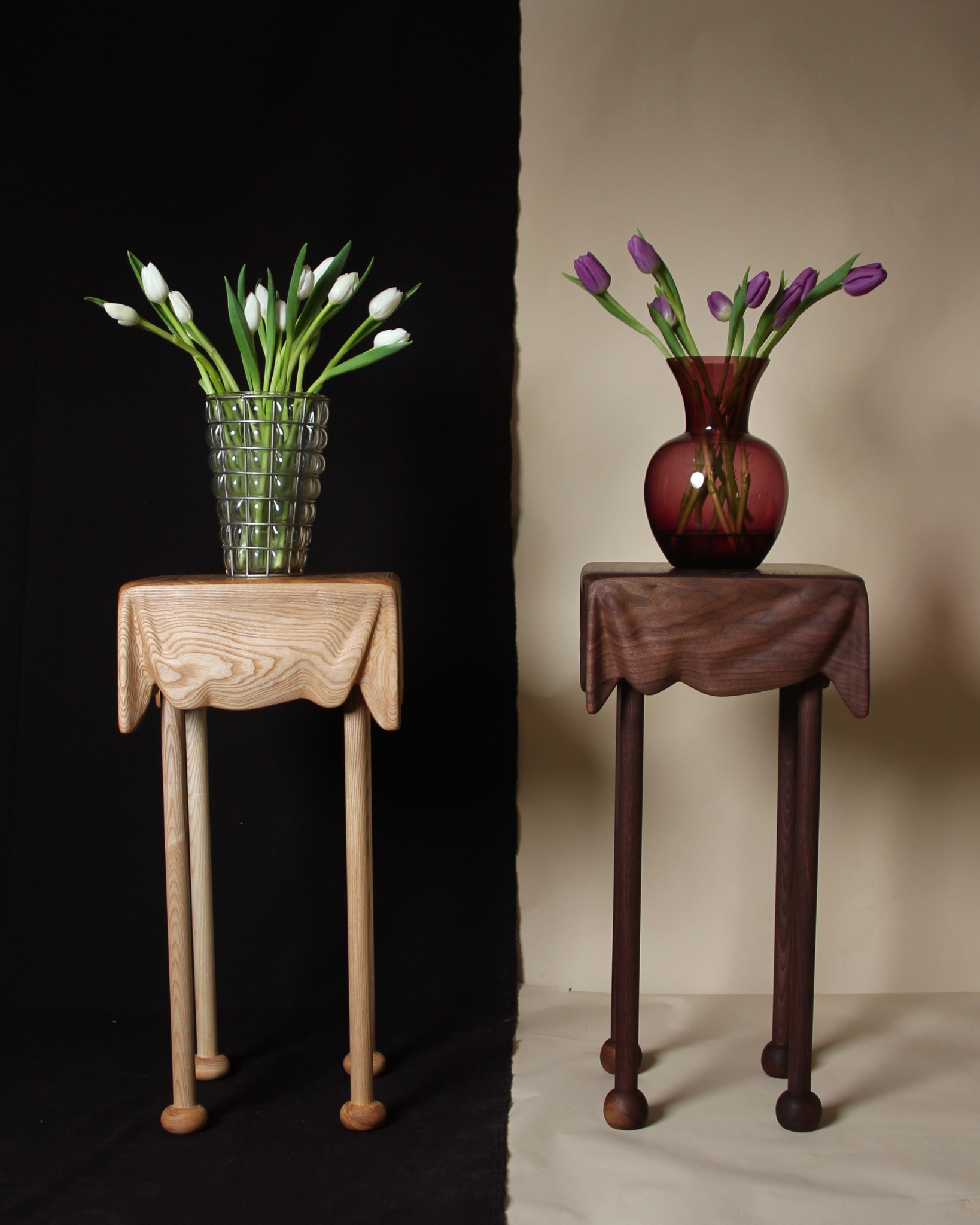 Small Drape Table Draped Table – LES Collection