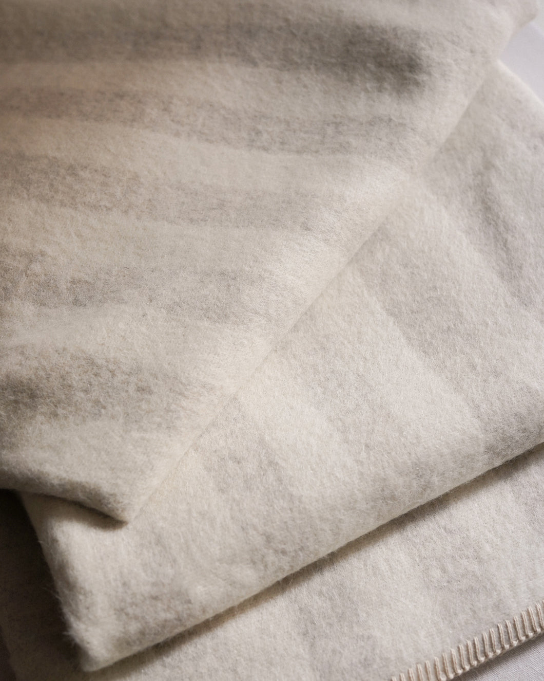 Stills Heirloom Blanket in Shoji & Ivory Stripe