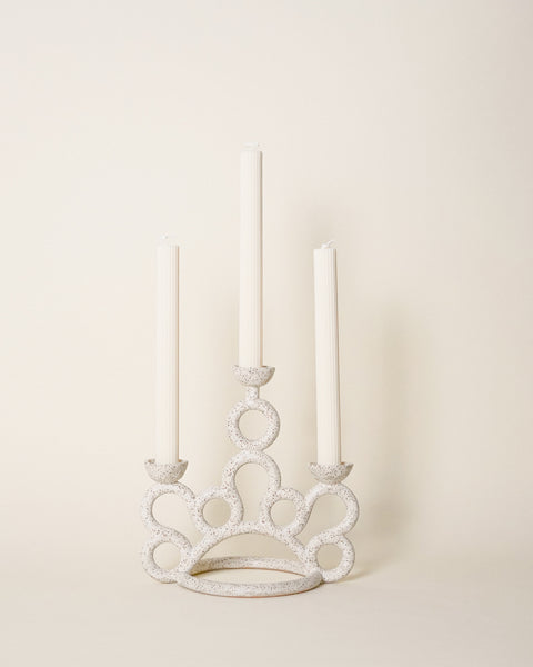 Oat Lace Candelabra No. 1
