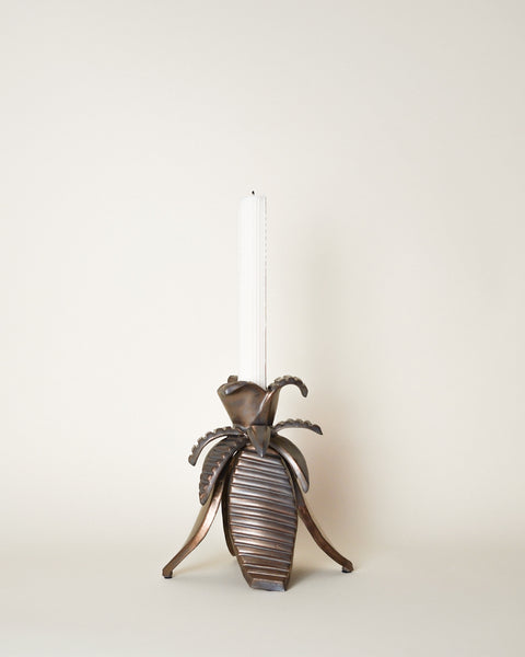 Turning a New Leaf Candle Holder