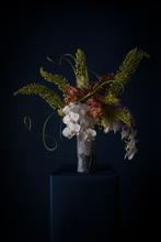 Load image into Gallery viewer, Cylinder Vase in Black Lichen

